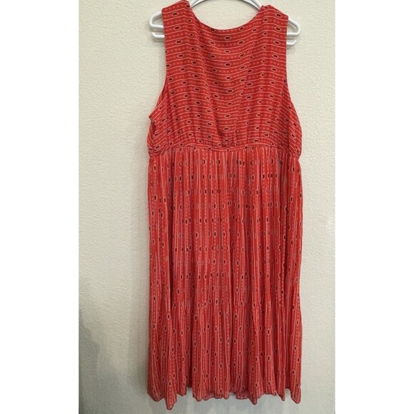 NEW! Torrid Dress 3 Plus Red Tank Sleeveless A Line 3X 22-24 Summer Preppy Date - Picture 3 of 9